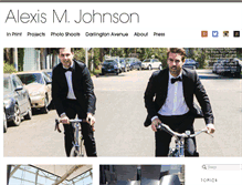Tablet Screenshot of alexismjohnson.com